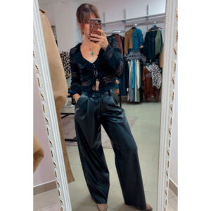 Pantalón Polipiel Recto